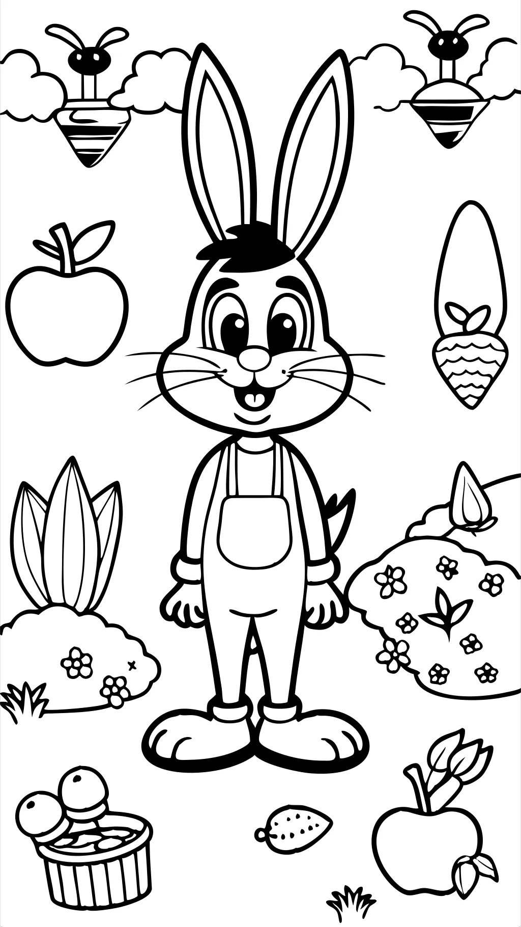 coloriages de Bugs Bunny